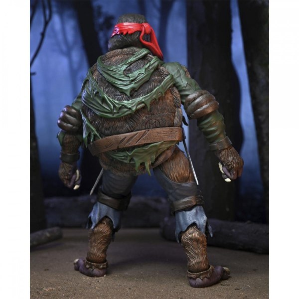 UNIVERSAL MONSTERS X NINJA TURTLES - ACTION FIGURE – ULTIMATE RAPHAEL WOLFMAN