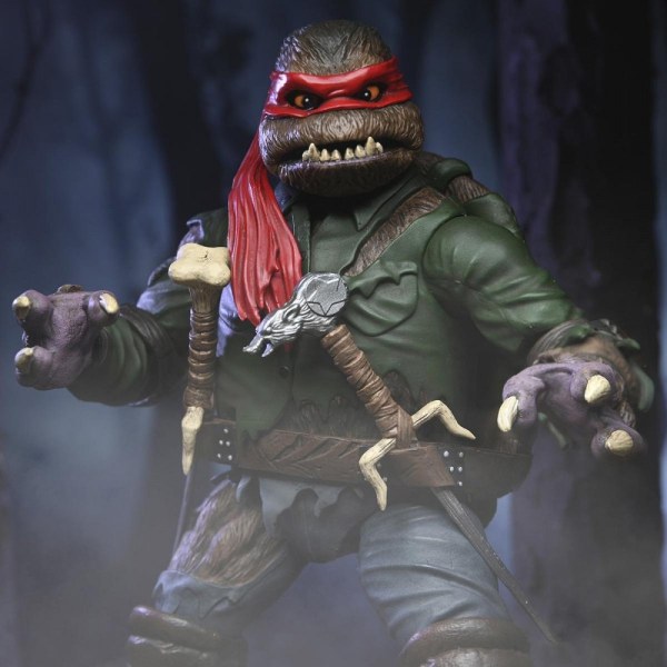 UNIVERSAL MONSTERS X NINJA TURTLES - ACTION FIGURE – ULTIMATE RAPHAEL WOLFMAN