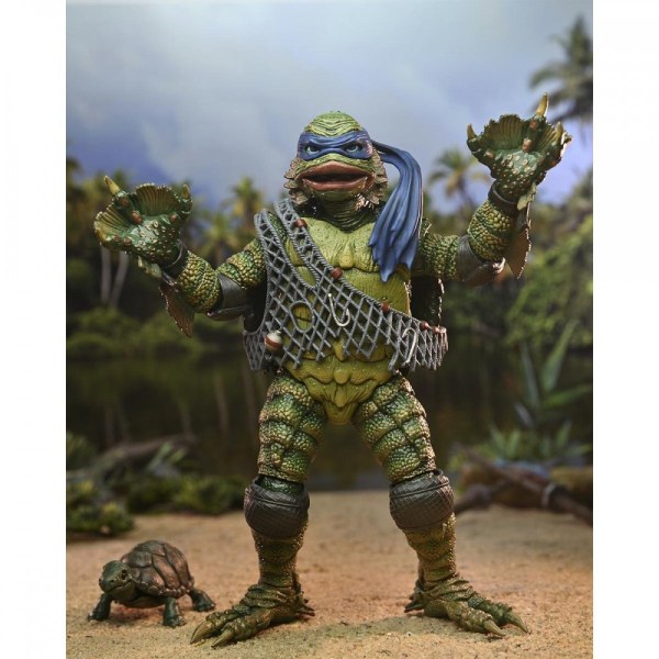 UNIVERSAL MONSTERS X NINJA TURTLES - ACTION FIGURE – LEONARDO THE CREATURE