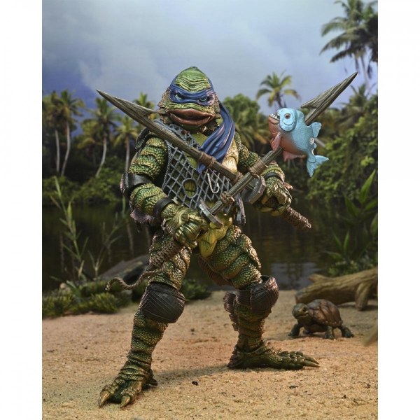 UNIVERSAL MONSTERS X NINJA TURTLES - ACTION FIGURE – LEONARDO THE CREATURE