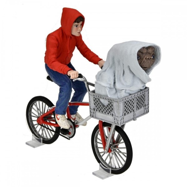 E.T. 40TH ANNIVERSARY - ACTION FIGURE - ELLIOTT & E.T. BY BIKE
