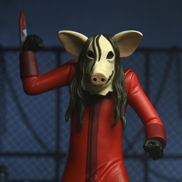 SAW – ACTION FIGURE – TOONY TERRORS JIGSAW KILLER (RED ROBE)