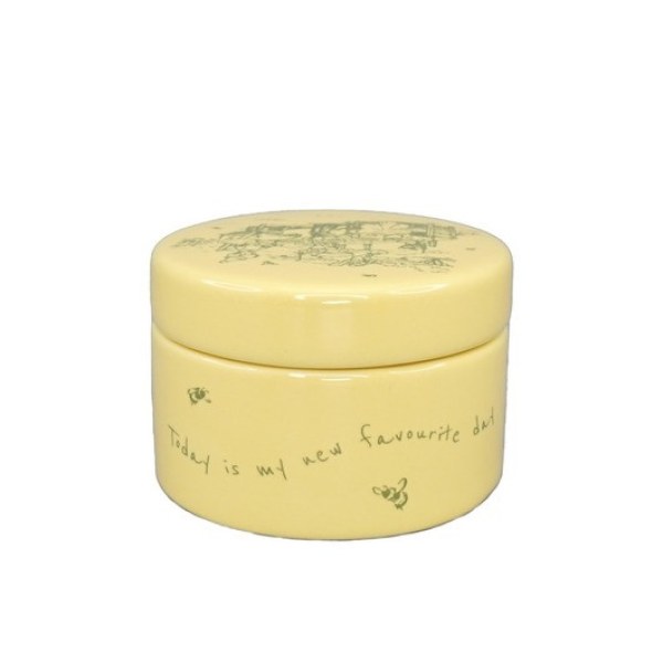 MINI CERAMIC POT DISNEY WINNIE THE POOH FAVORITE DAY