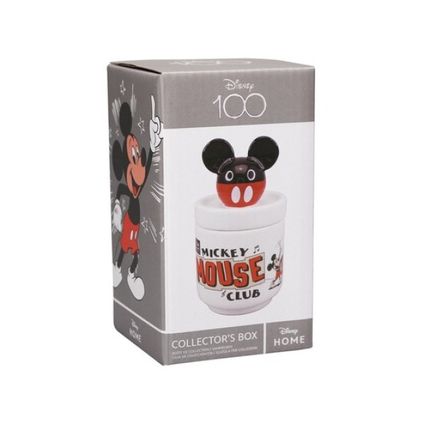 CERAMIC POT WITH 3D DISNEY 100 MICKEY MOUSE LID