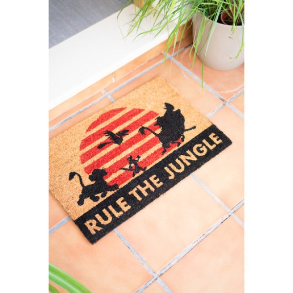 DOORMAT DISNEY THE LION KING RULE THE JUNGLE