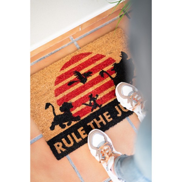 DOORMAT DISNEY THE LION KING RULE THE JUNGLE