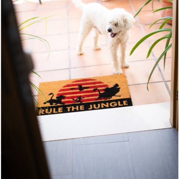 DOORMAT DISNEY THE LION KING RULE THE JUNGLE