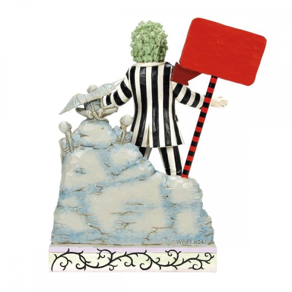 BEETLEJUICE LED SIGN & GRAVESTONE - JIM SHORE