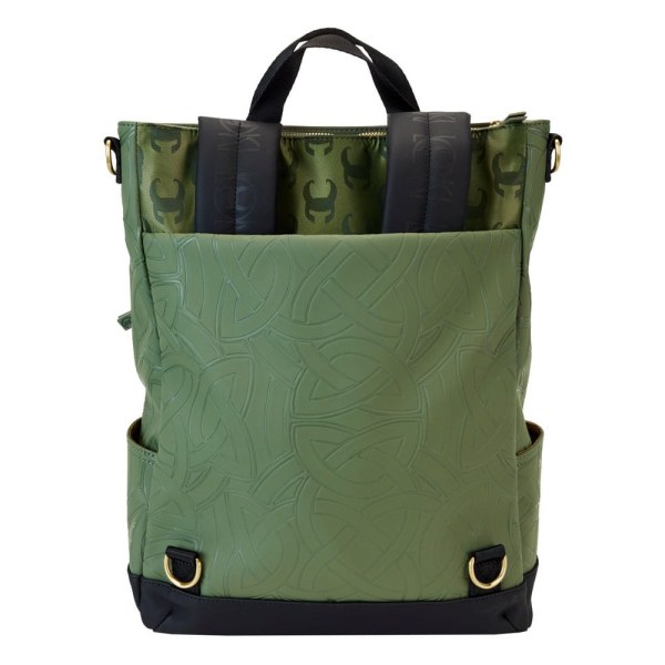 BACKPACK CONVERTIBLE TOTE BAG LOKI CREATIVE - MARVEL LOUNGEFLY