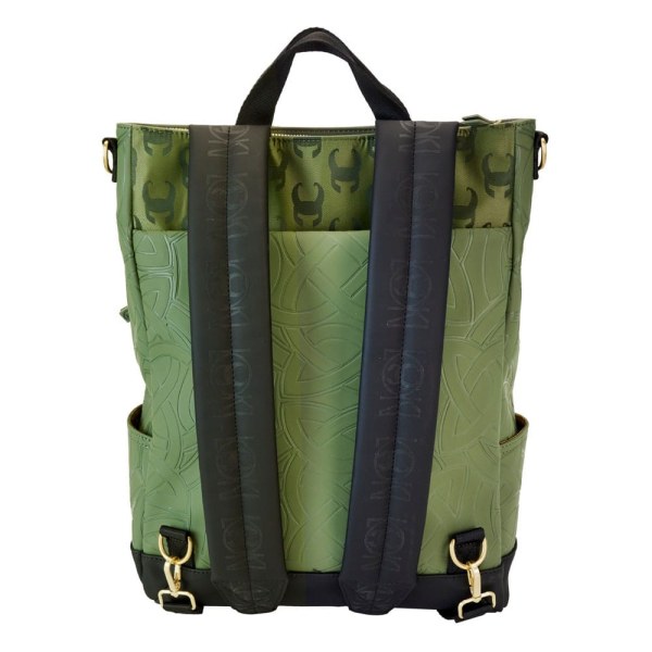 BACKPACK CONVERTIBLE TOTE BAG LOKI CREATIVE - MARVEL LOUNGEFLY