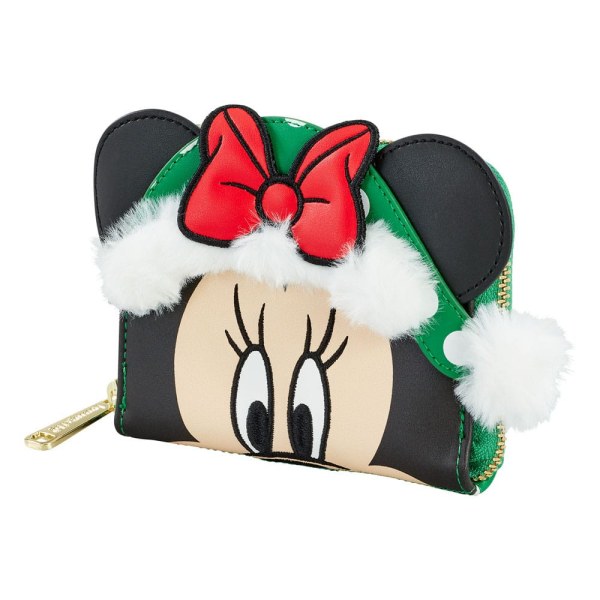 Wallet Minnie Mouse Polka Dot Christmas - Disney Loungefly