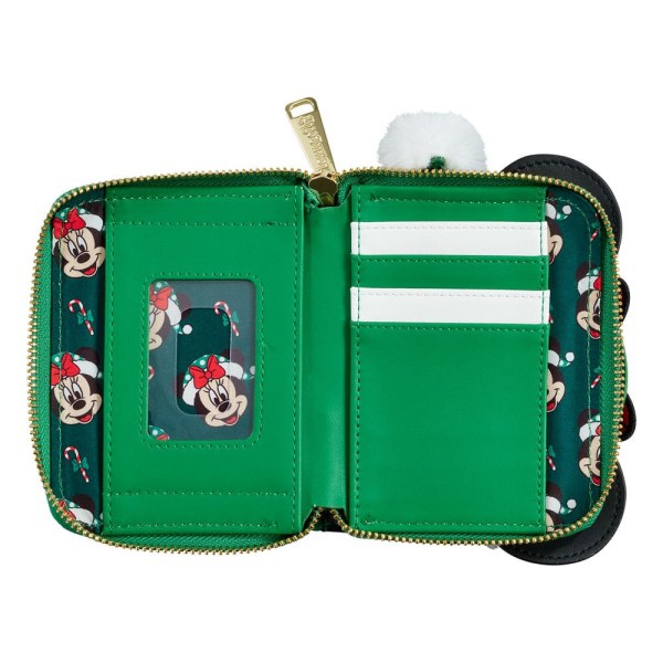 Wallet Minnie Mouse Polka Dot Christmas - Disney Loungefly