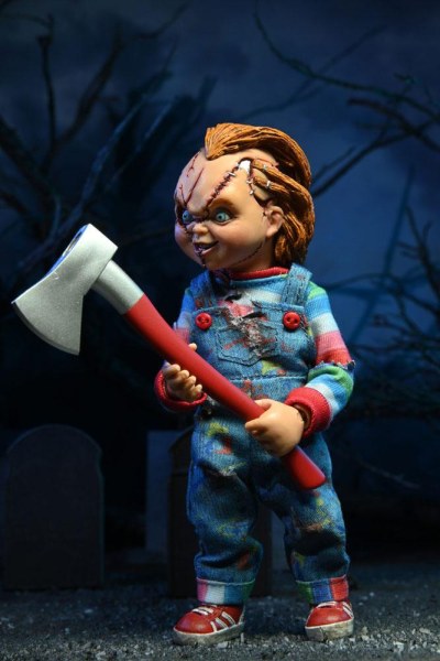 Bride of Chucky pack 2 Figure Clothed Chucky & Tiffany 14 cm