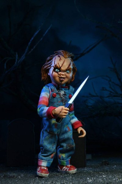 Bride of Chucky pack 2 Figure Clothed Chucky & Tiffany 14 cm