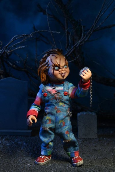 Bride of Chucky pack 2 Figure Clothed Chucky & Tiffany 14 cm