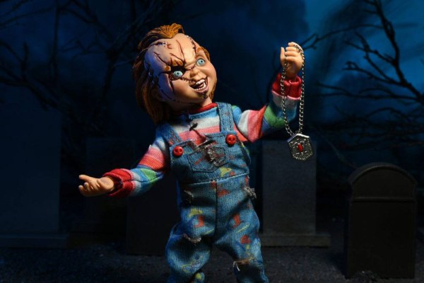 Bride of Chucky pack 2 Figure Clothed Chucky & Tiffany 14 cm