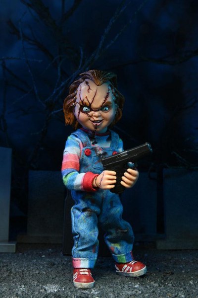 Bride of Chucky pack 2 Figure Clothed Chucky & Tiffany 14 cm