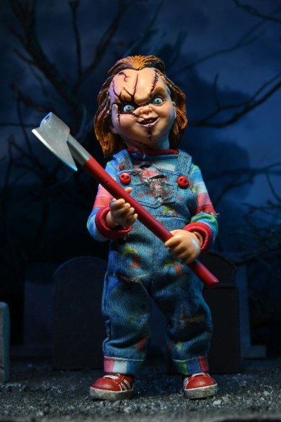 Bride of Chucky pack 2 Figure Clothed Chucky & Tiffany 14 cm
