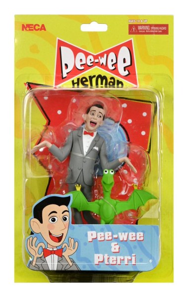 Pee-Wee Herman Figure Toony Classics Pee-Wee & Pterri 15 cm