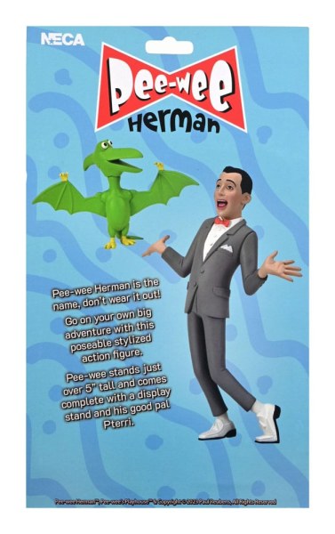 Pee-Wee Herman Figure Toony Classics Pee-Wee & Pterri 15 cm
