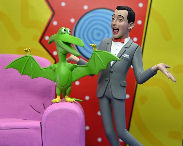 Pee-Wee Herman Figure Toony Classics Pee-Wee & Pterri 15 cm