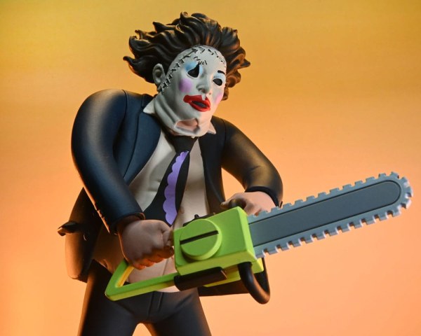Texas Chainsaw Massacre Toony Terrors Figure 50th Anniversary Pretty Woman Leatherface 15 cm