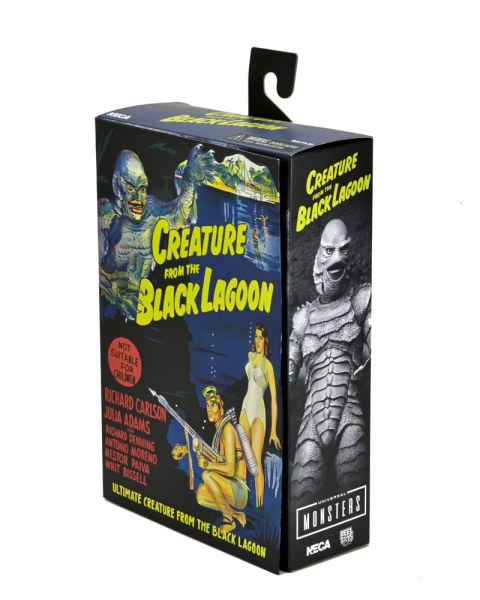 Universal Monsters Figure Ultimate Creature from the Black Lagoon (B&W) 18 cm