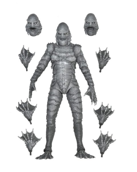 Universal Monsters Figure Ultimate Creature from the Black Lagoon (B&W) 18 cm