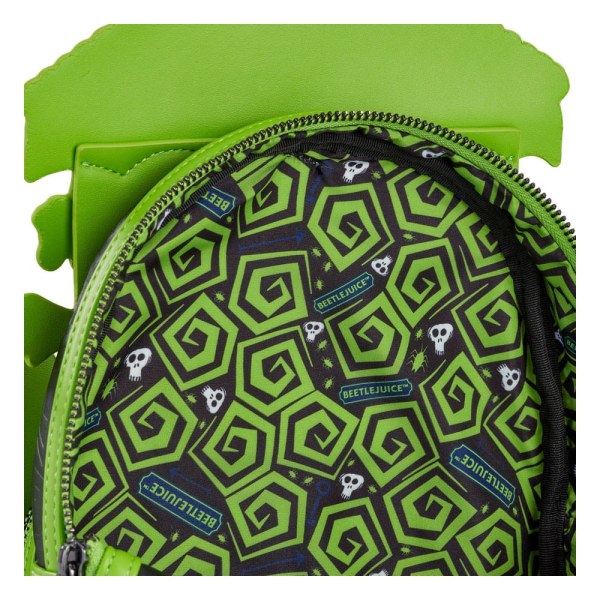 Mini Backpack Beetlejuice Pinstripe - Loungefly
