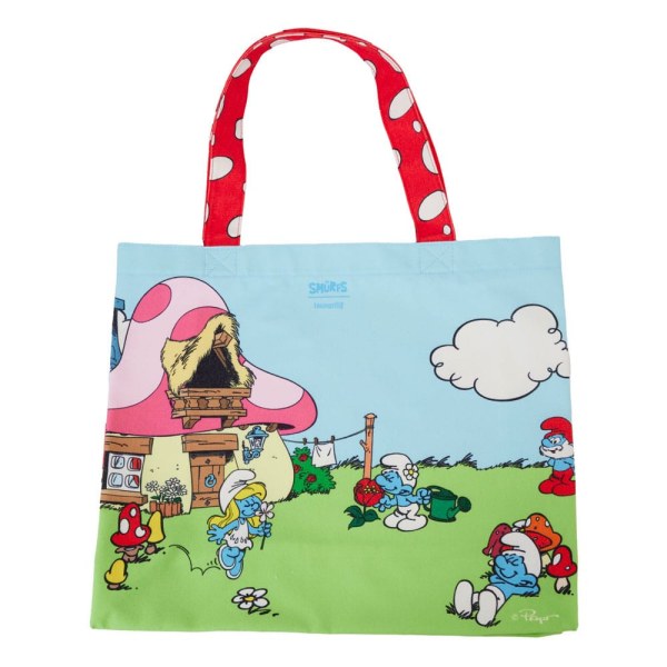 Tote Bag The Smurfs Village Life - Loungefly