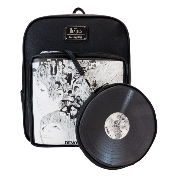 Mini Backpack The Beatles Revolver Album with Record Pouch - Loungefly