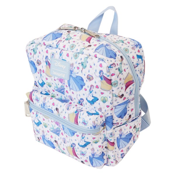 MINI BACKPACK Nylon Disney Princess Manga Style - DISNEY LOUNGEFLY