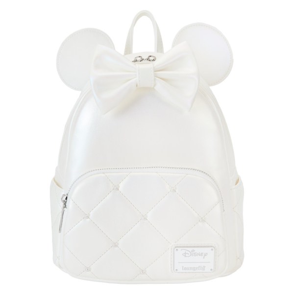 MINI BACKPACK Minnie Mouse Iridescent Wedding - DISNEY LOUNGEFLY