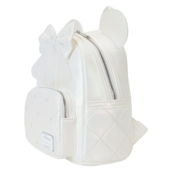 MINI BACKPACK Minnie Mouse Iridescent Wedding - DISNEY LOUNGEFLY