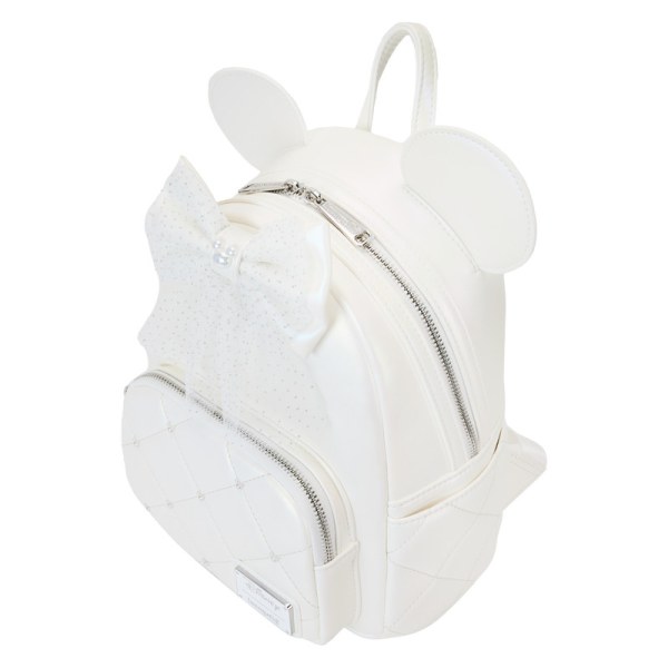 MINI BACKPACK Minnie Mouse Iridescent Wedding - DISNEY LOUNGEFLY