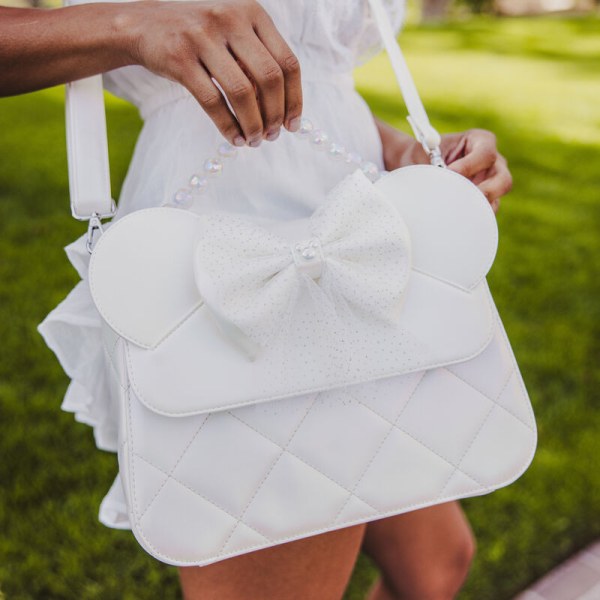 Crossbody Bag Minnie Mouse Iridescent Wedding - DISNEY LOUNGEFLY