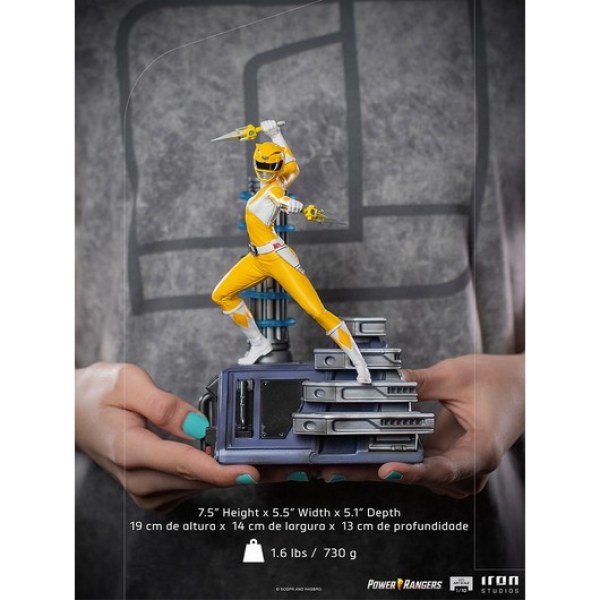 POWER RANGERS: MIGHTY MORPHIN YELLOW RANGER ART SCALE - POWER RANGERS