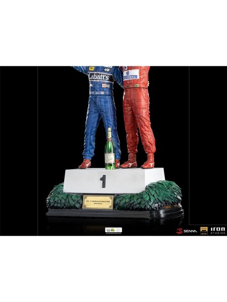 ALAN PROST AYRTON SENNA ART SCALE DELUXE - DERNIER PODIUM