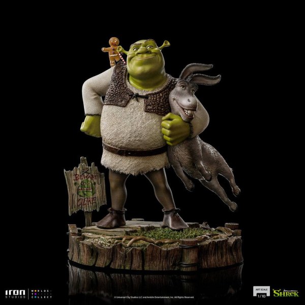 Shrek, Donkey and The Gingerbread Man Deluxe Art Scale - Dreamworks