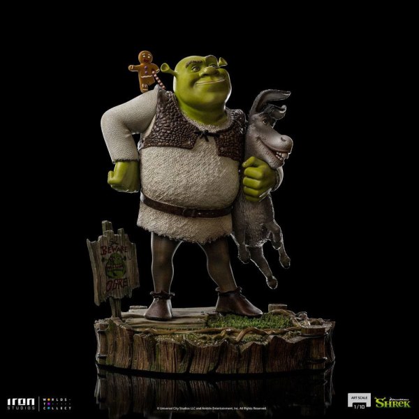 Shrek, Donkey and The Gingerbread Man Deluxe Art Scale - Dreamworks