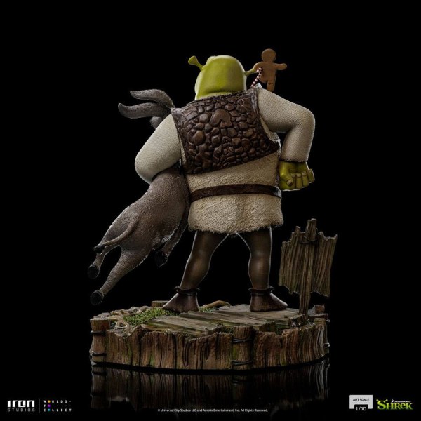 Shrek, Donkey and The Gingerbread Man Deluxe Art Scale - Dreamworks