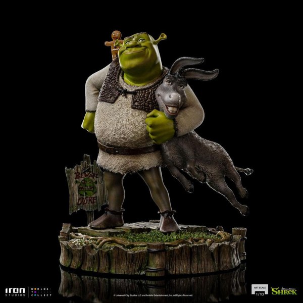 Shrek, Donkey and The Gingerbread Man Deluxe Art Scale - Dreamworks