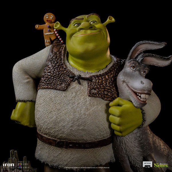 Shrek, Donkey and The Gingerbread Man Deluxe Art Scale - Dreamworks