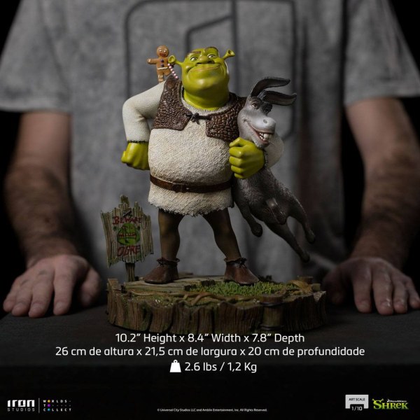 Shrek, Donkey and The Gingerbread Man Deluxe Art Scale - Dreamworks