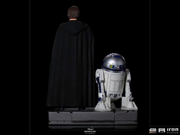 The Mandalorian Luke Skywalker, R2-D2 & Grogu Art Scale - Star Wars