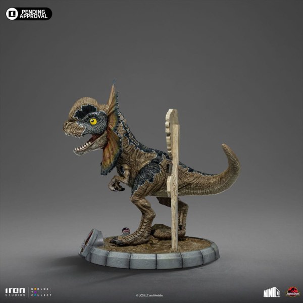 DILOPHOSAURUS ART SCALE - JURASSIC PARK