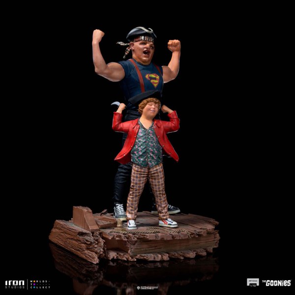 Sloth and Chunk Art Scale - The Goonies