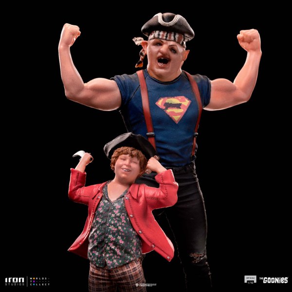 Sloth and Chunk Art Scale - The Goonies