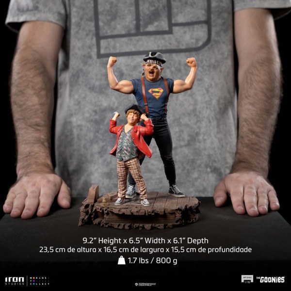 Sloth and Chunk Art Scale - The Goonies