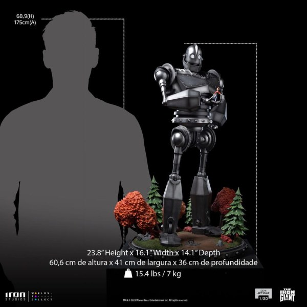 Iron Giant & Hogarth Hughes Demi Art Scale - The Iron Giant
